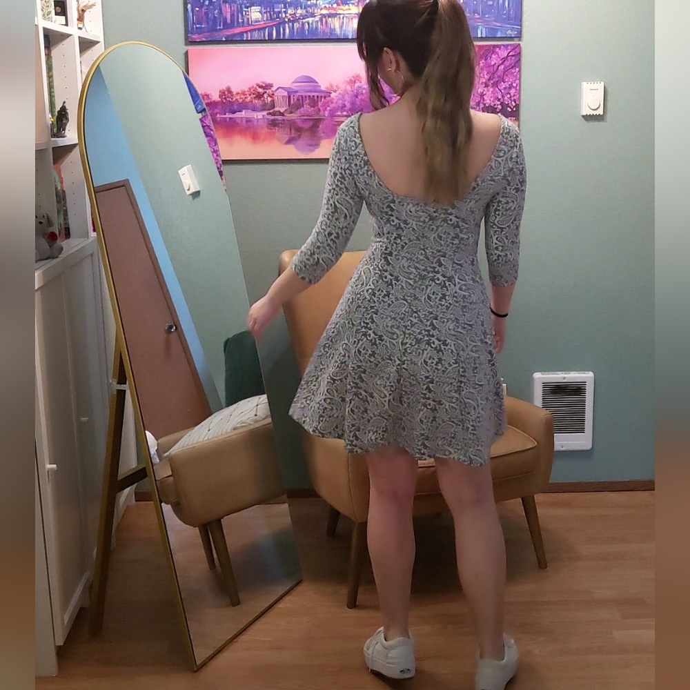 ModCloth Sweater Skater Dress